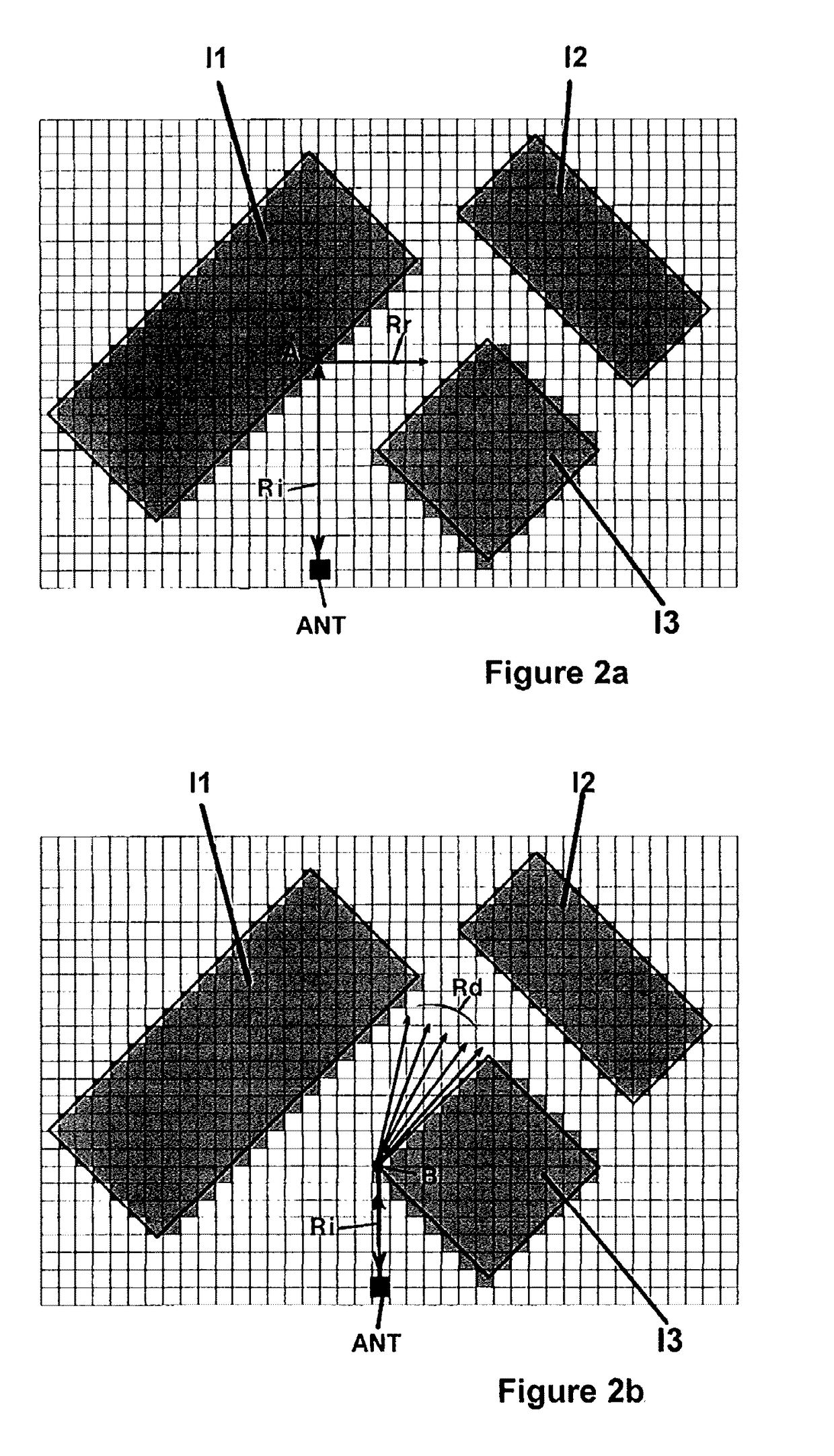 Method for predicting the radio field level and/or the duration of propagation of cellular telephone networks using high-resolution terrain databases