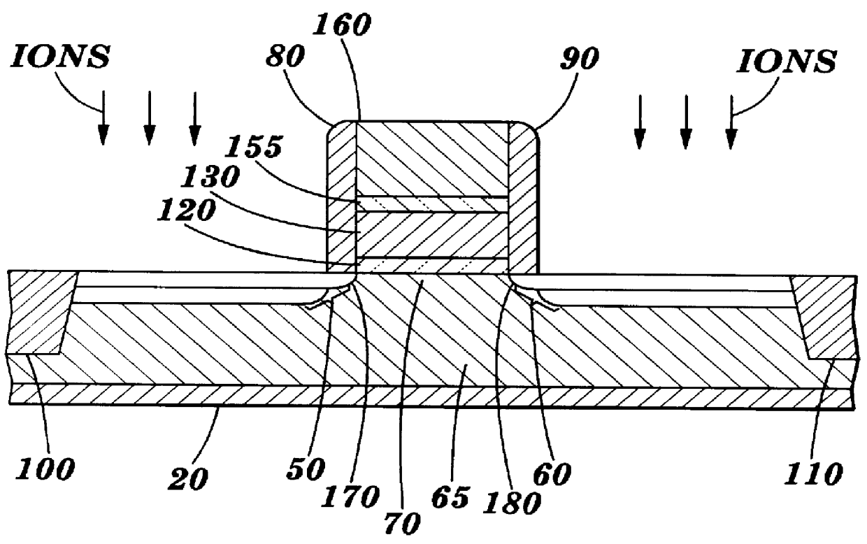 Transistor with integrated poly/metal gate electrode