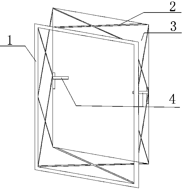 Parallel outward-opening aluminum alloy window