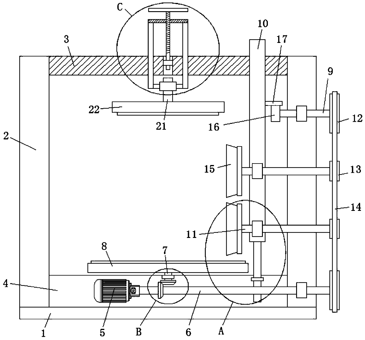Rust removing device for automobile parts