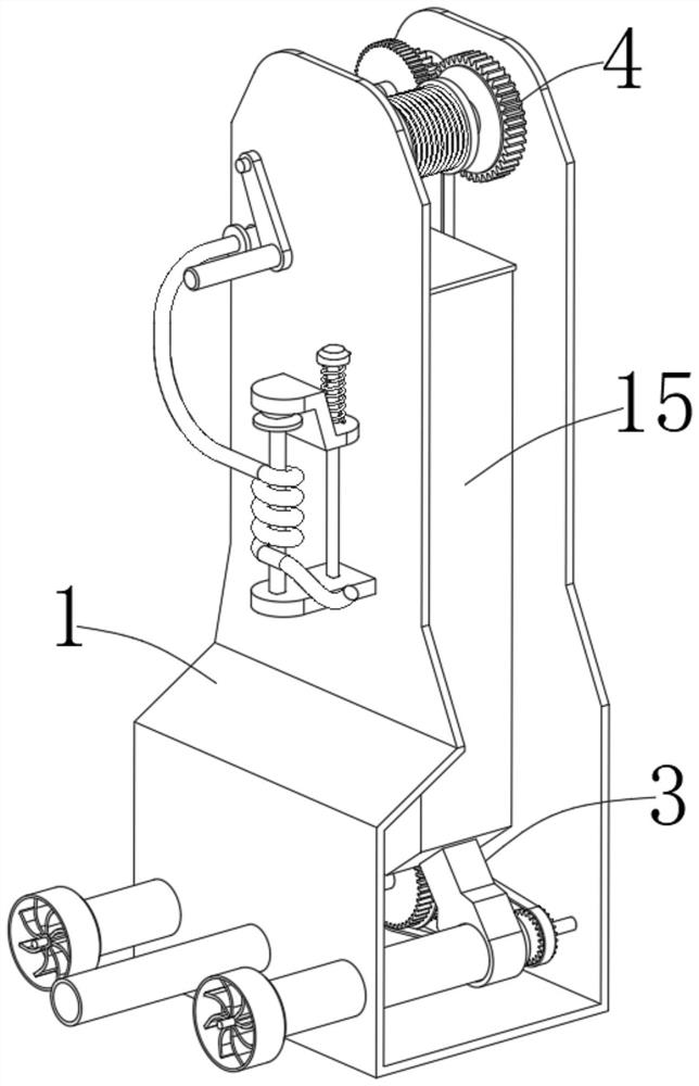 A mooring device for small fishing boats