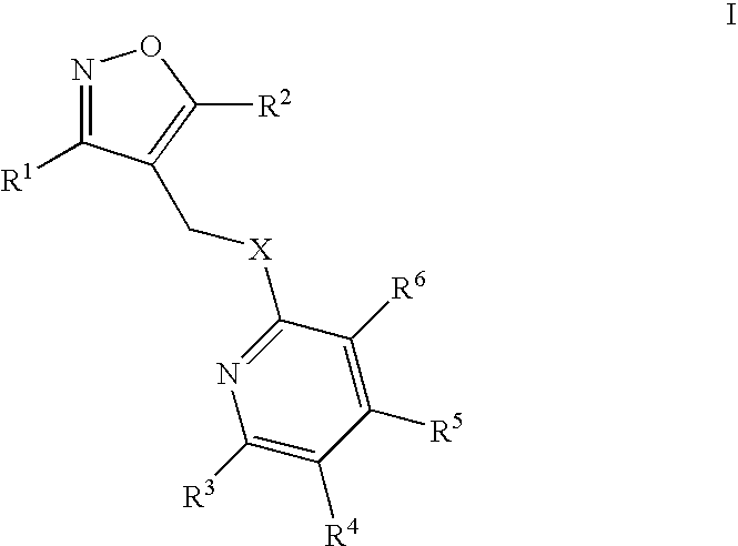 Isoxazole-pyridine derivatives