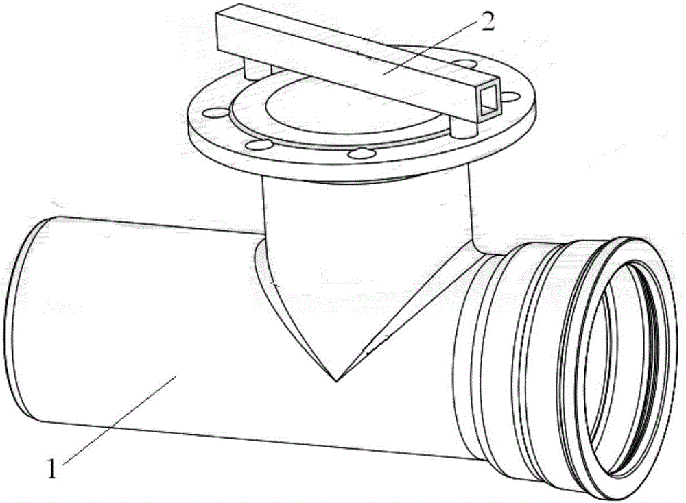 Flange hole center distance detecting tool