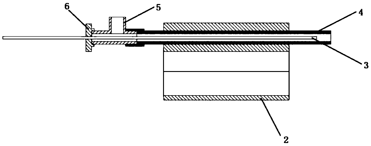 Prostate puncture device with three-way structure and using method thereof