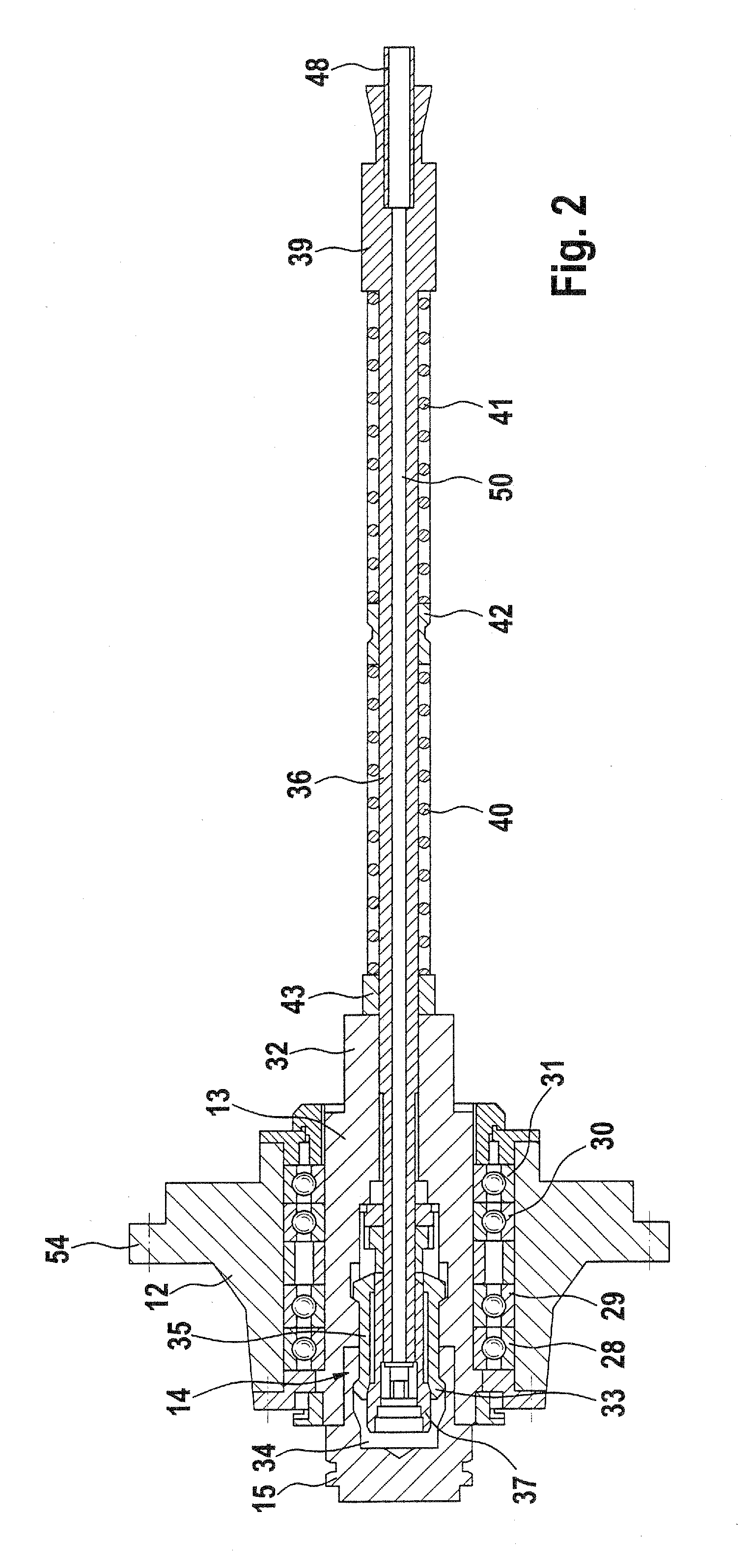 Motor spindle as a rotary drive for tools on a machine tool