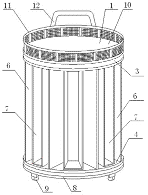 Rotating-disk-type book storing cart