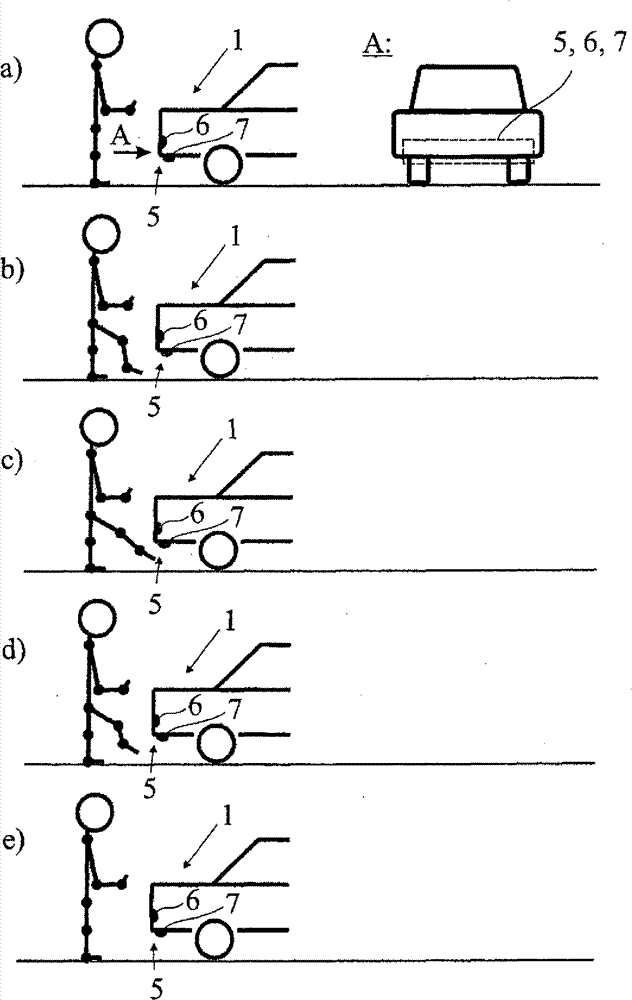 Method for controlling closure element arrangement of motor vehicle