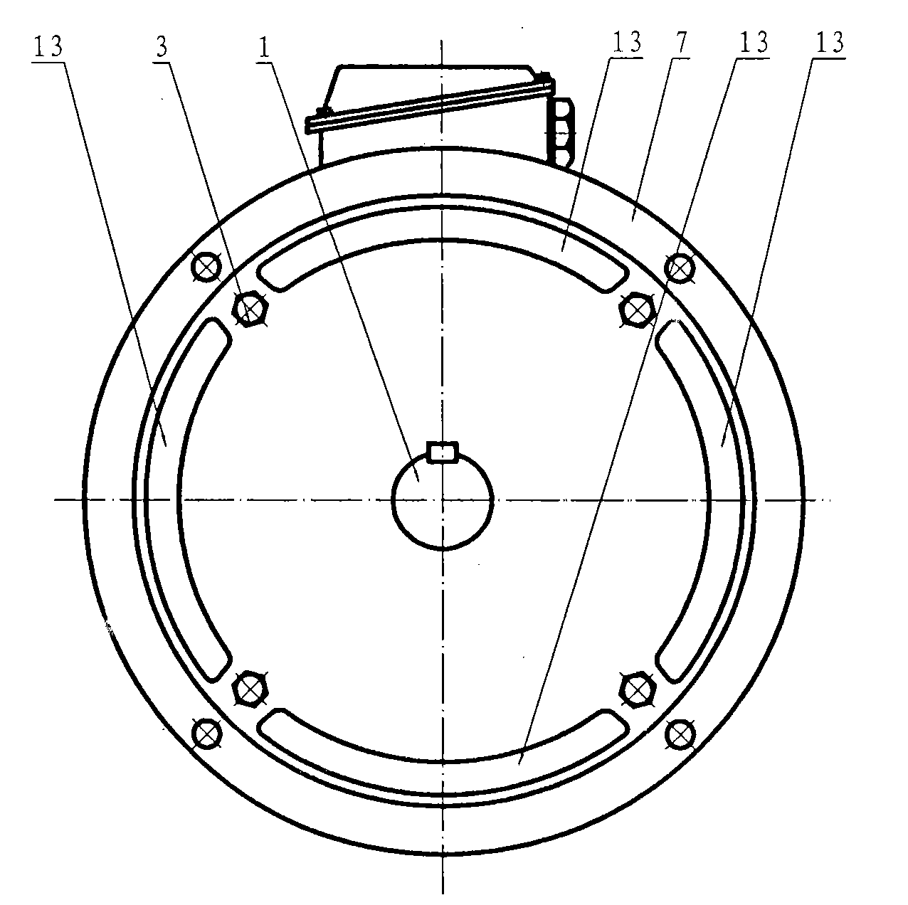 Drive motor of centrifugal fan