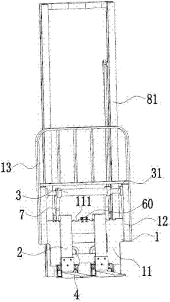 Multifunctional forklift pallet fork and forklift