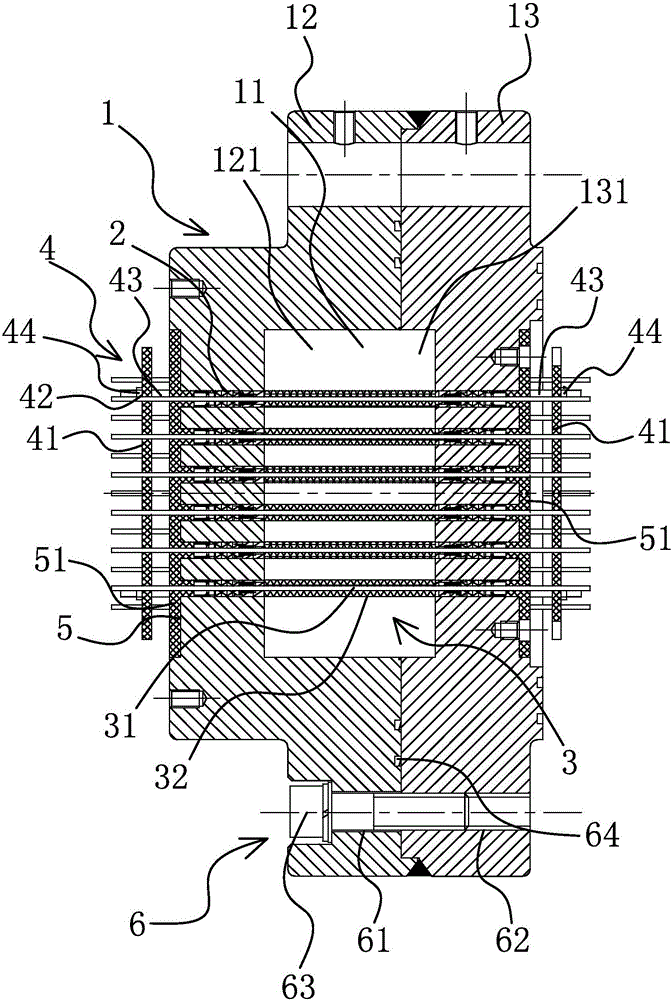 High-temperature gas cooled reactor primary helium circulator electrical penetration assembly and machining method thereof