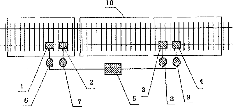 System and method for judging whether the first carriage of a locomotive is in a specific interval