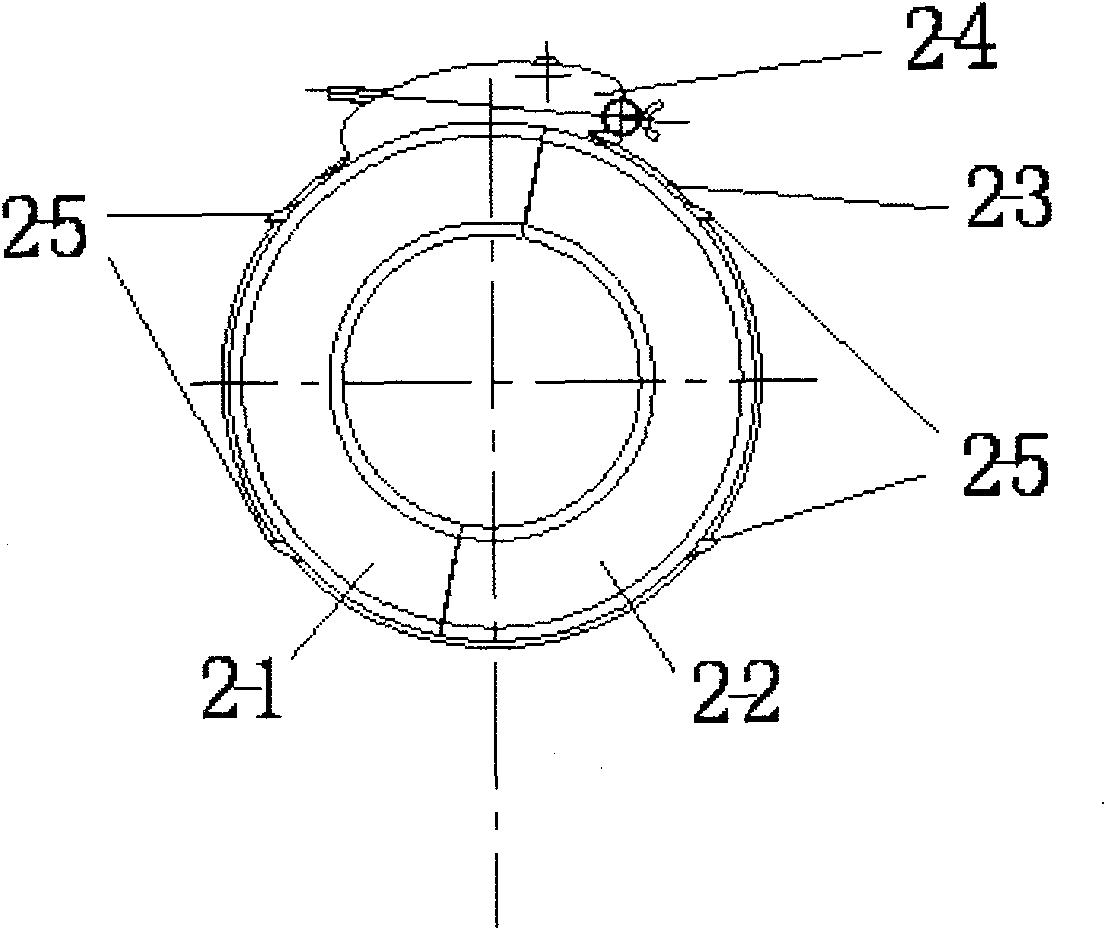 Inductance coupling device for broadband communication by using middle-pressure overhead power transmission line