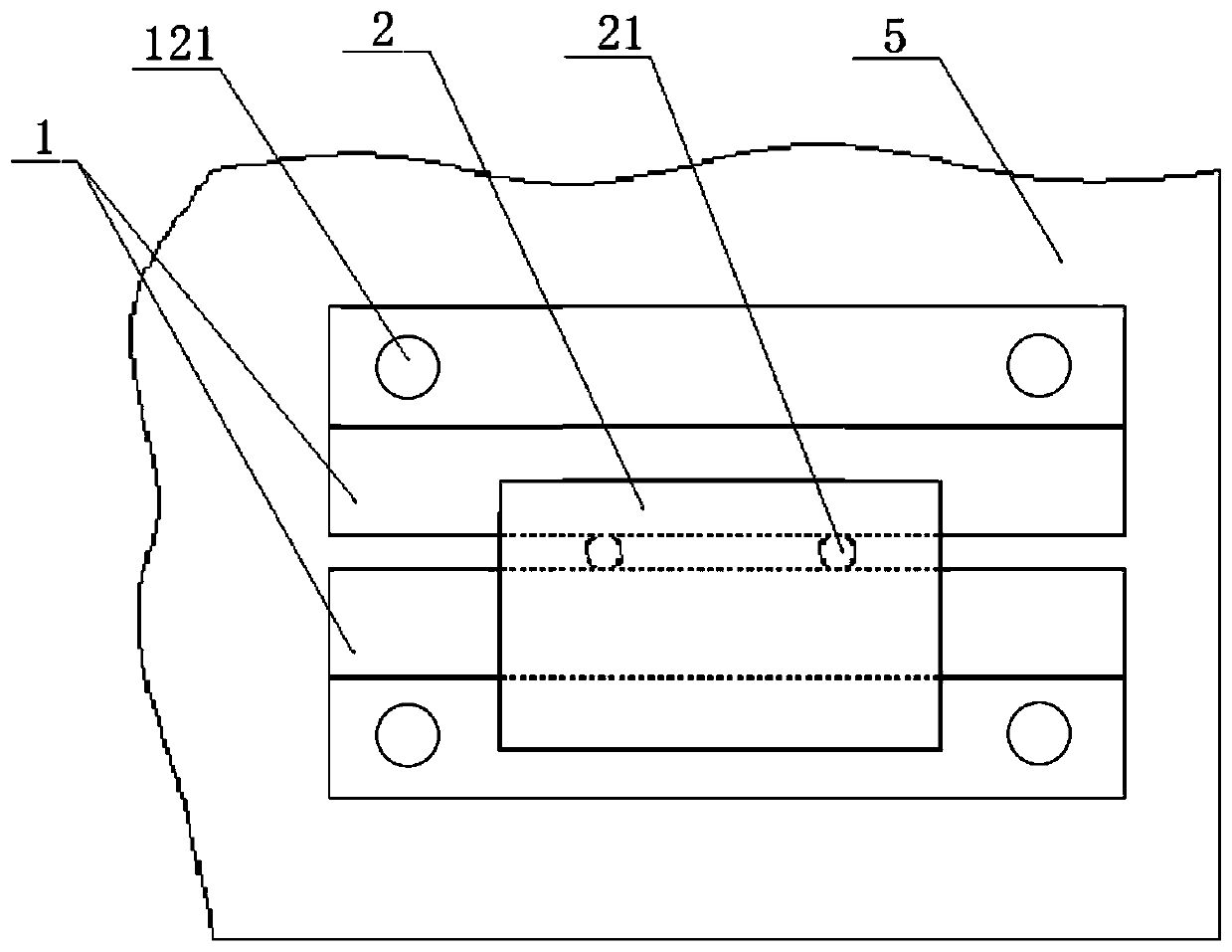 Preheating relay fixing tool