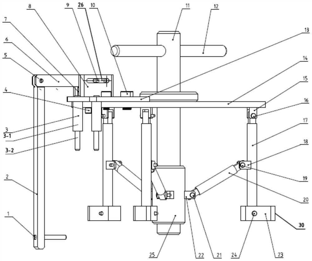 AT clutch assembly assembling device and grabbing and positioning method