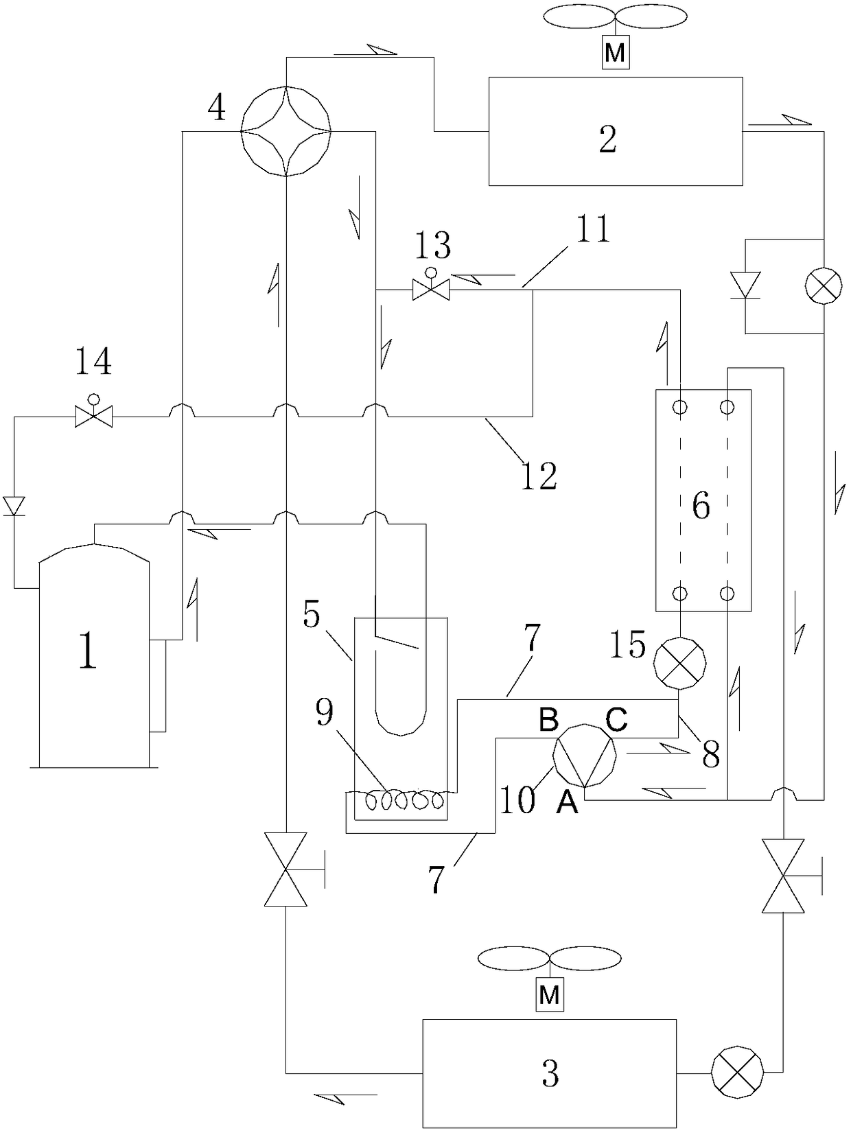 A multi-connected air-conditioning system and its control method