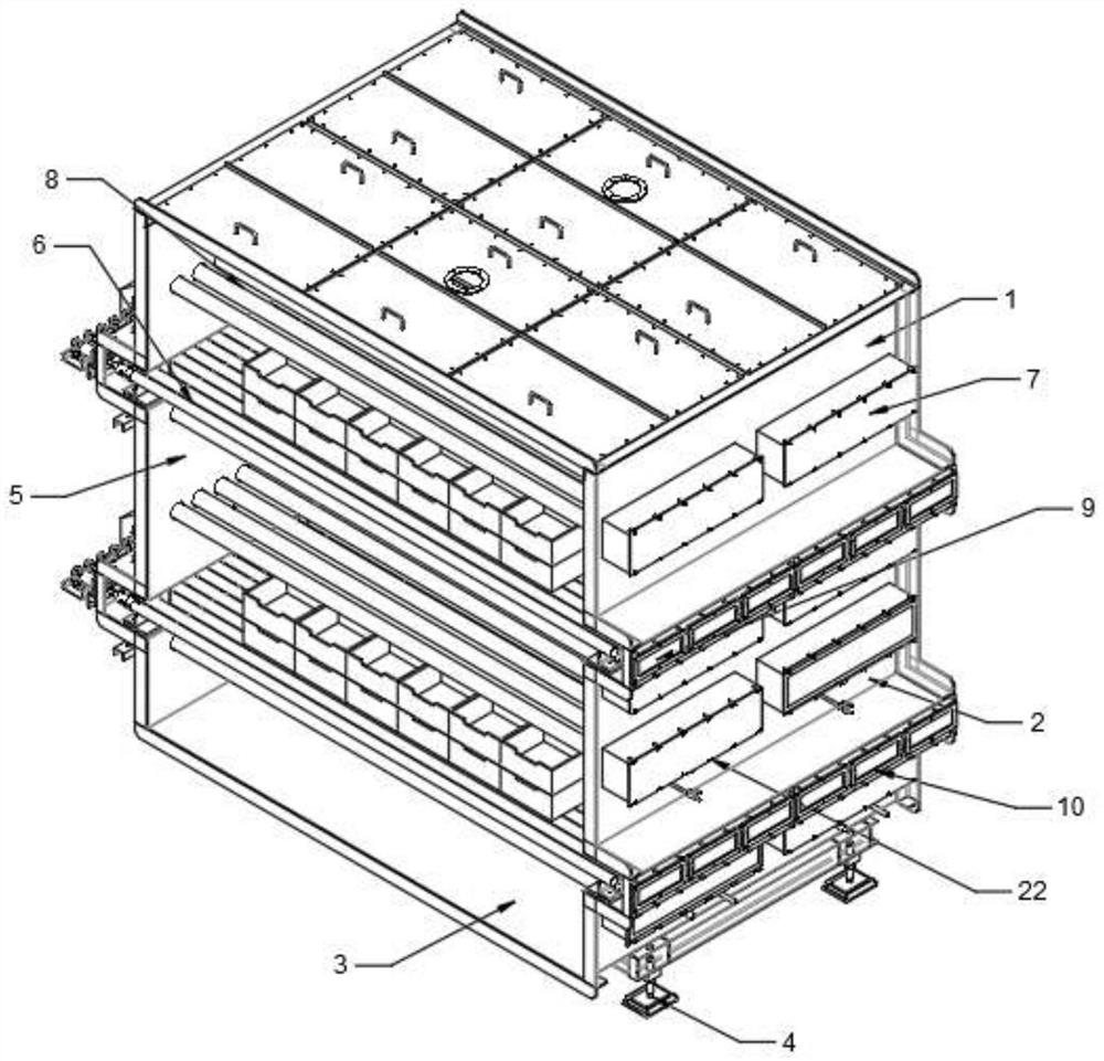 Low-cost and high-efficiency double-roller-way high-yield industrial furnace