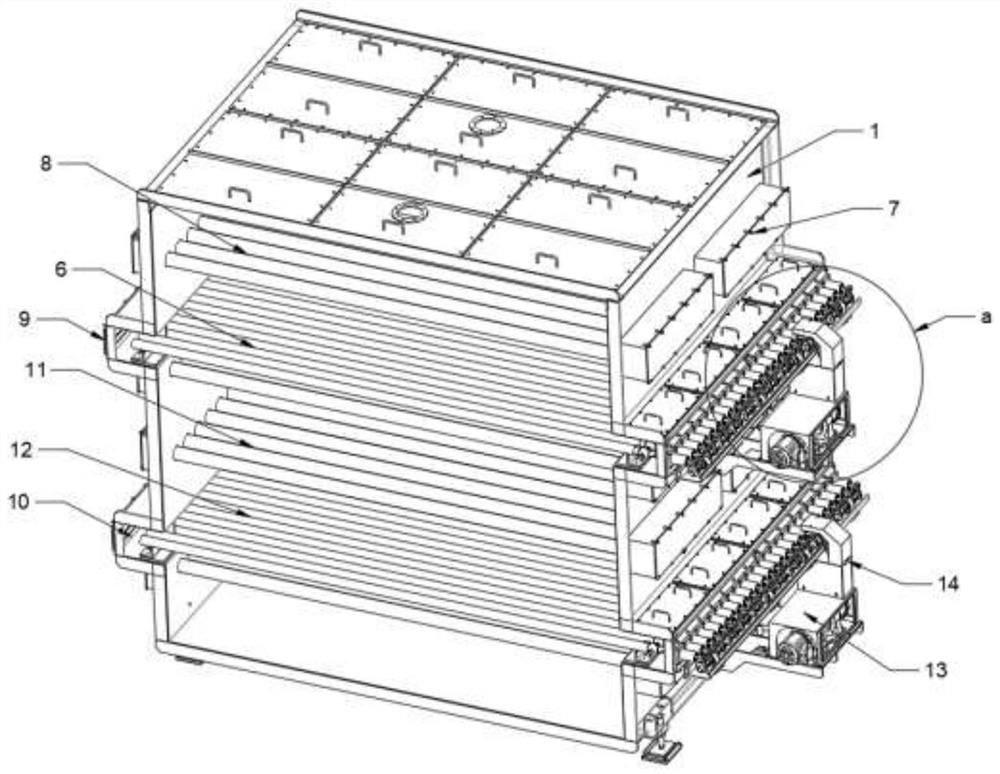 Low-cost and high-efficiency double-roller-way high-yield industrial furnace