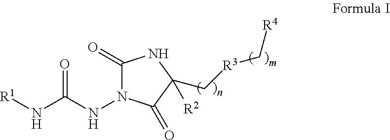 Urea hydantoin derivatives as formyl peptide modulators