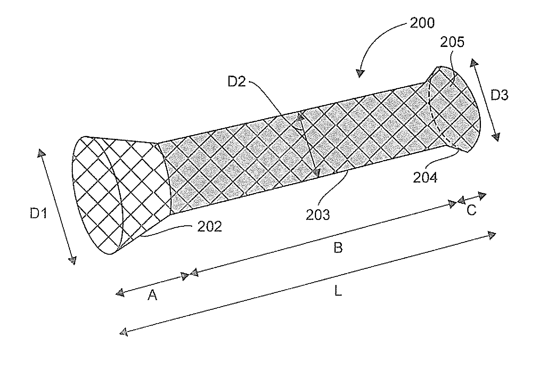 Stent prosthesis intended to be implanted in the digestive tract of a patient