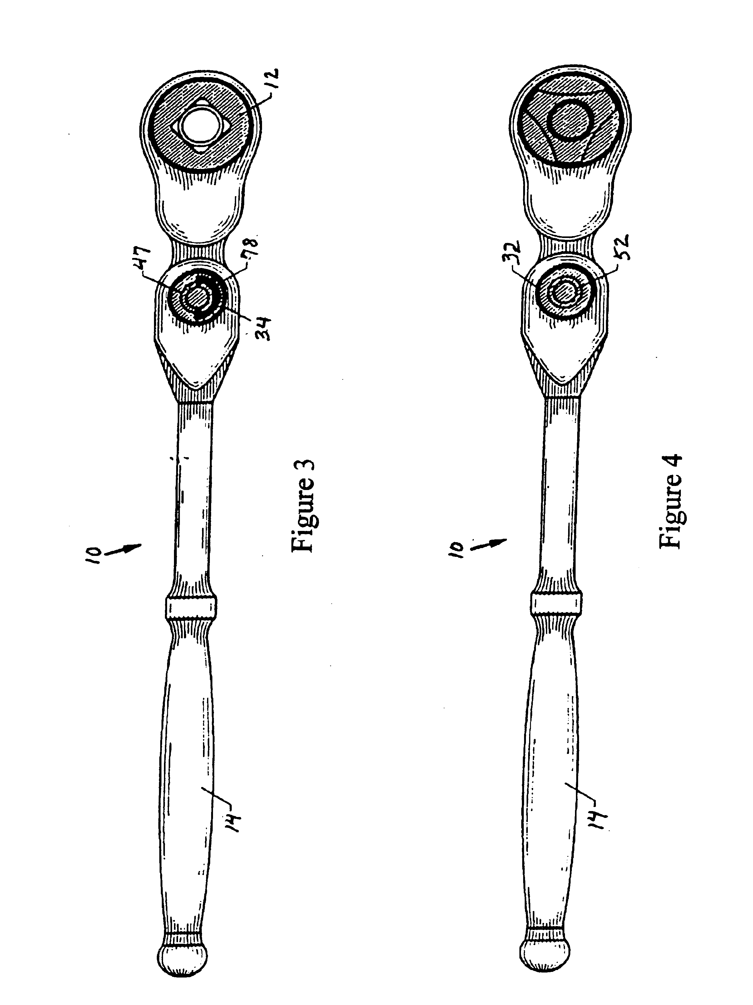 Radial indexing head tool with floating splined pin