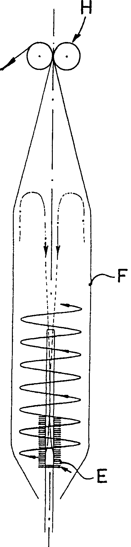 Method and apparatus for cooling extruded soft tube made of plastic film