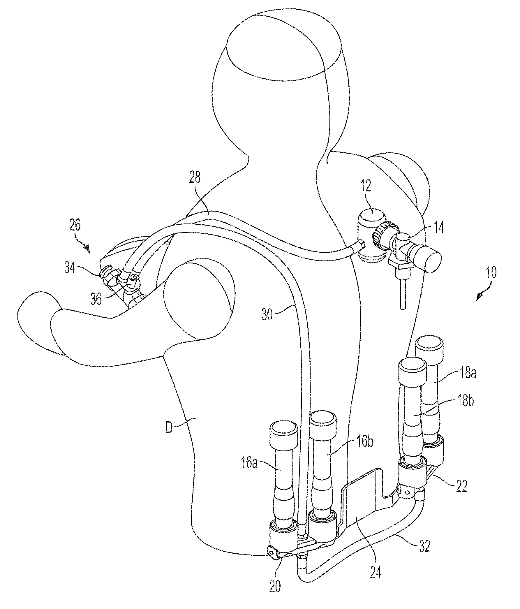 Method of and apparatus for bouyancy compensation for divers