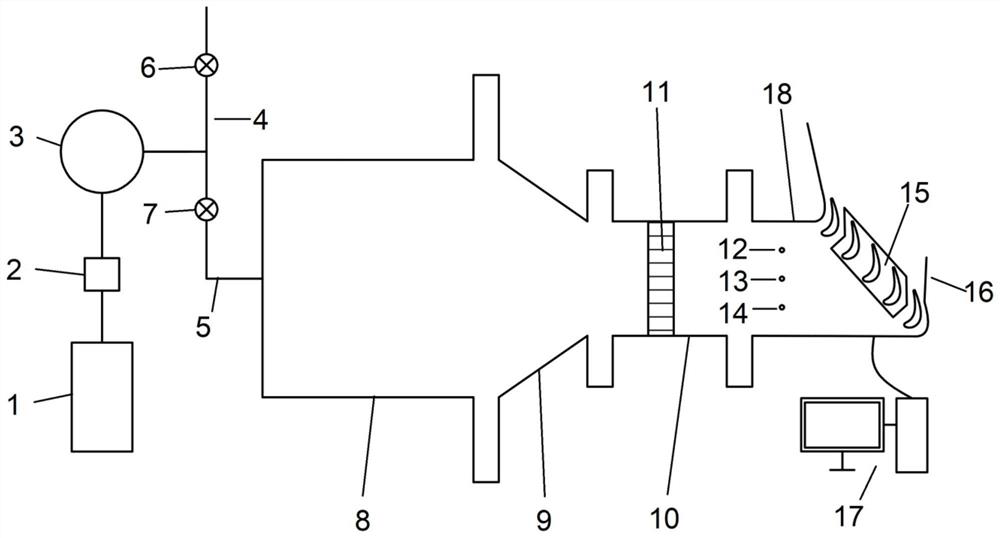 An experimental system and steady -state experimental method for measuring the heat exchange coefficient of the leaf leaf top