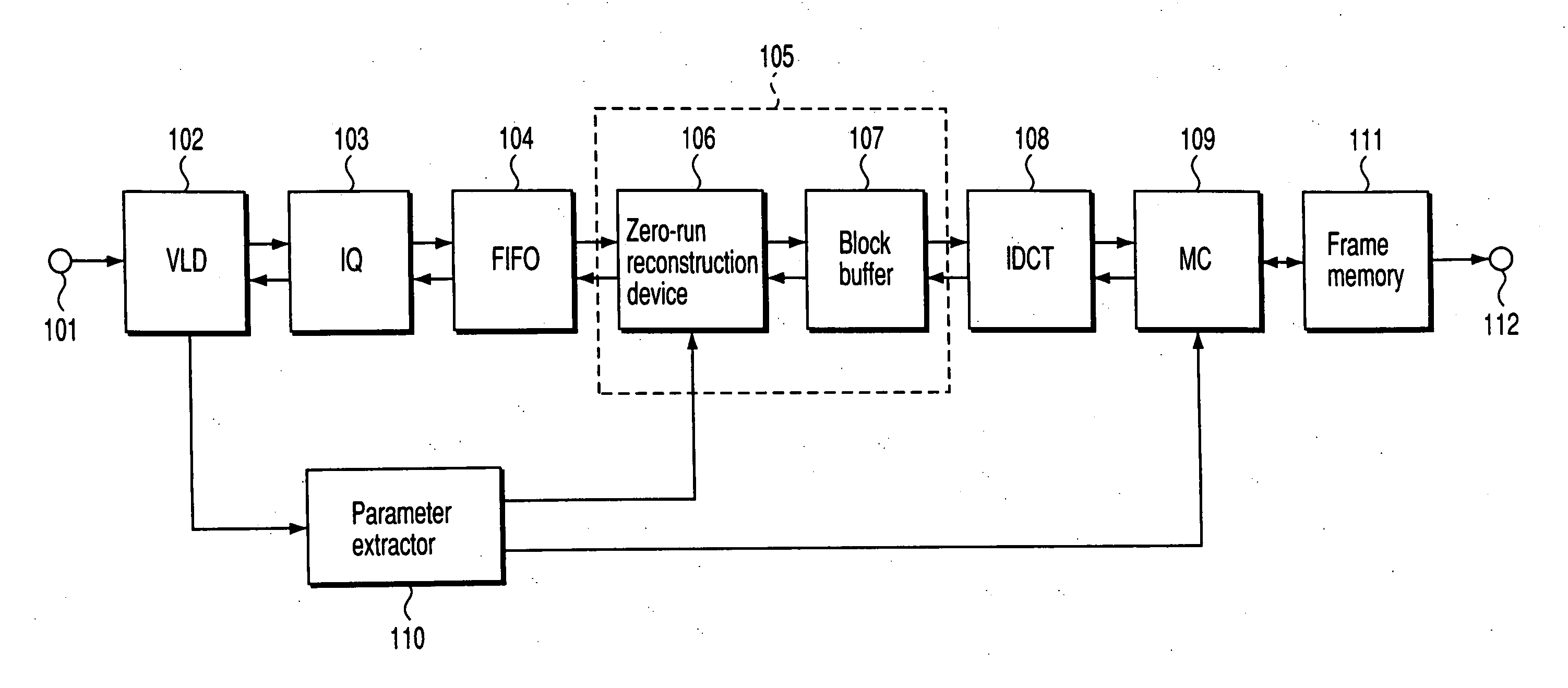 Compression-encoded data decoding apparatus