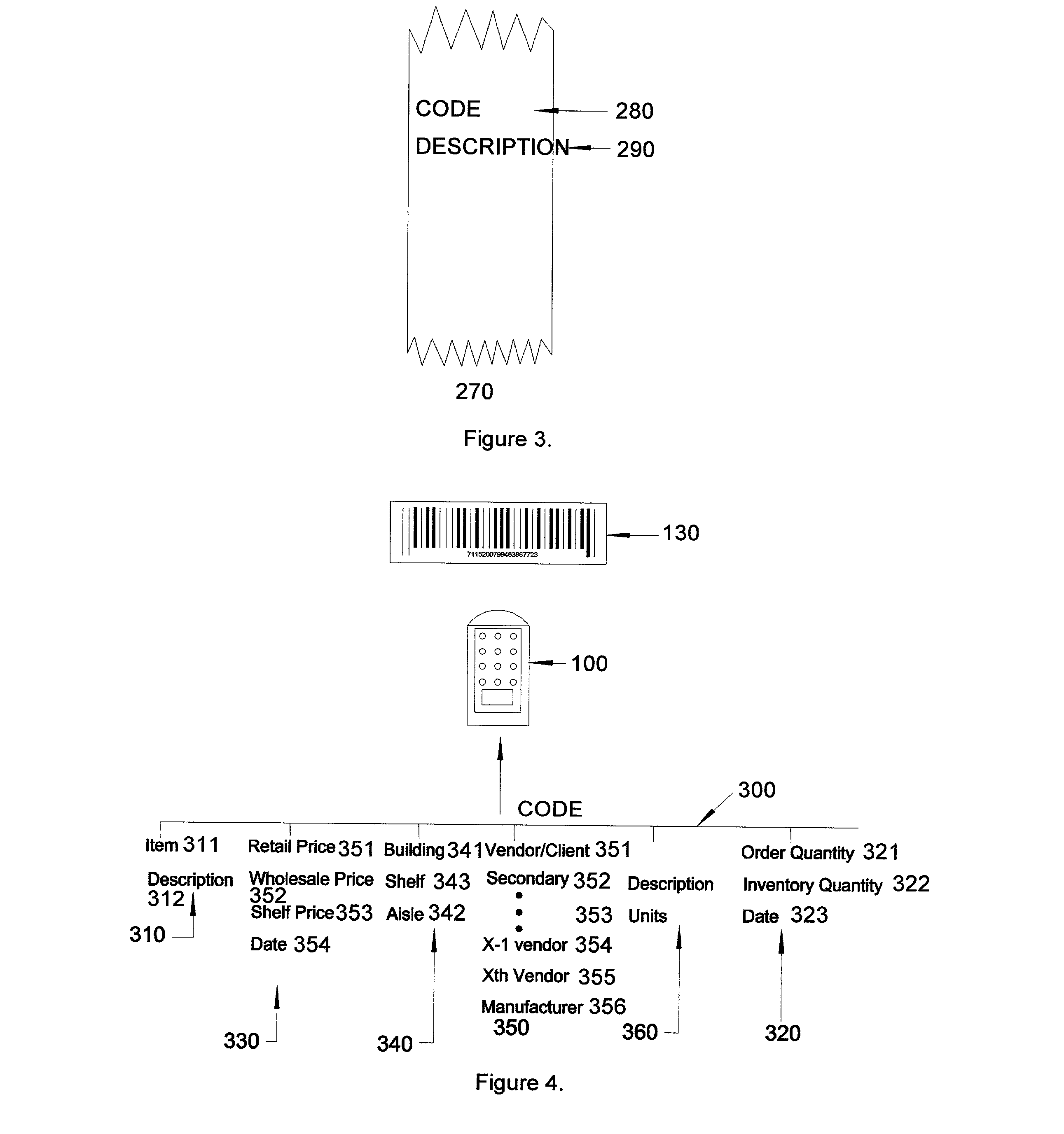 Electronic inventory movement and control device