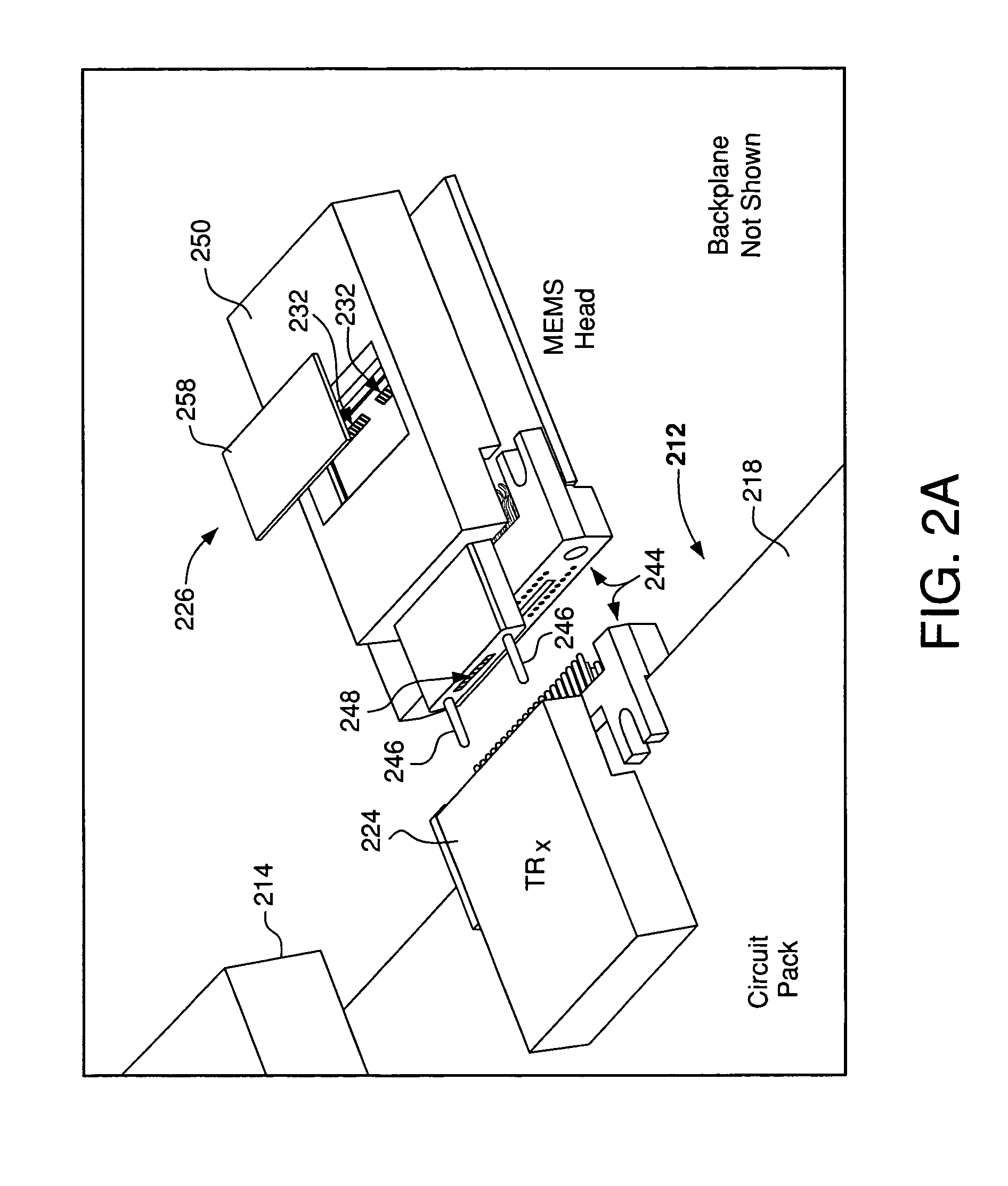Coupler assembly for an optical backplane system