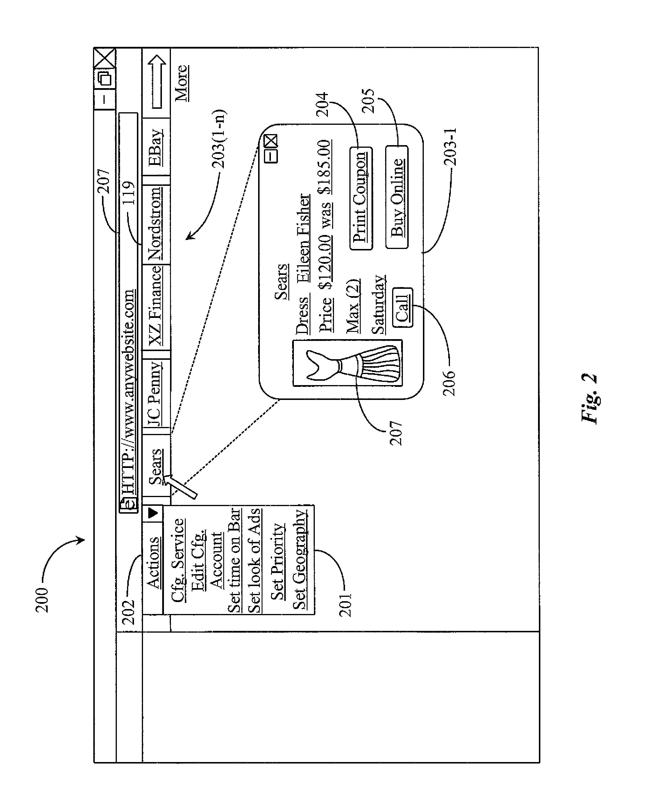 System and Methods for Ordering and Presenting Custom Electronic Advertisements