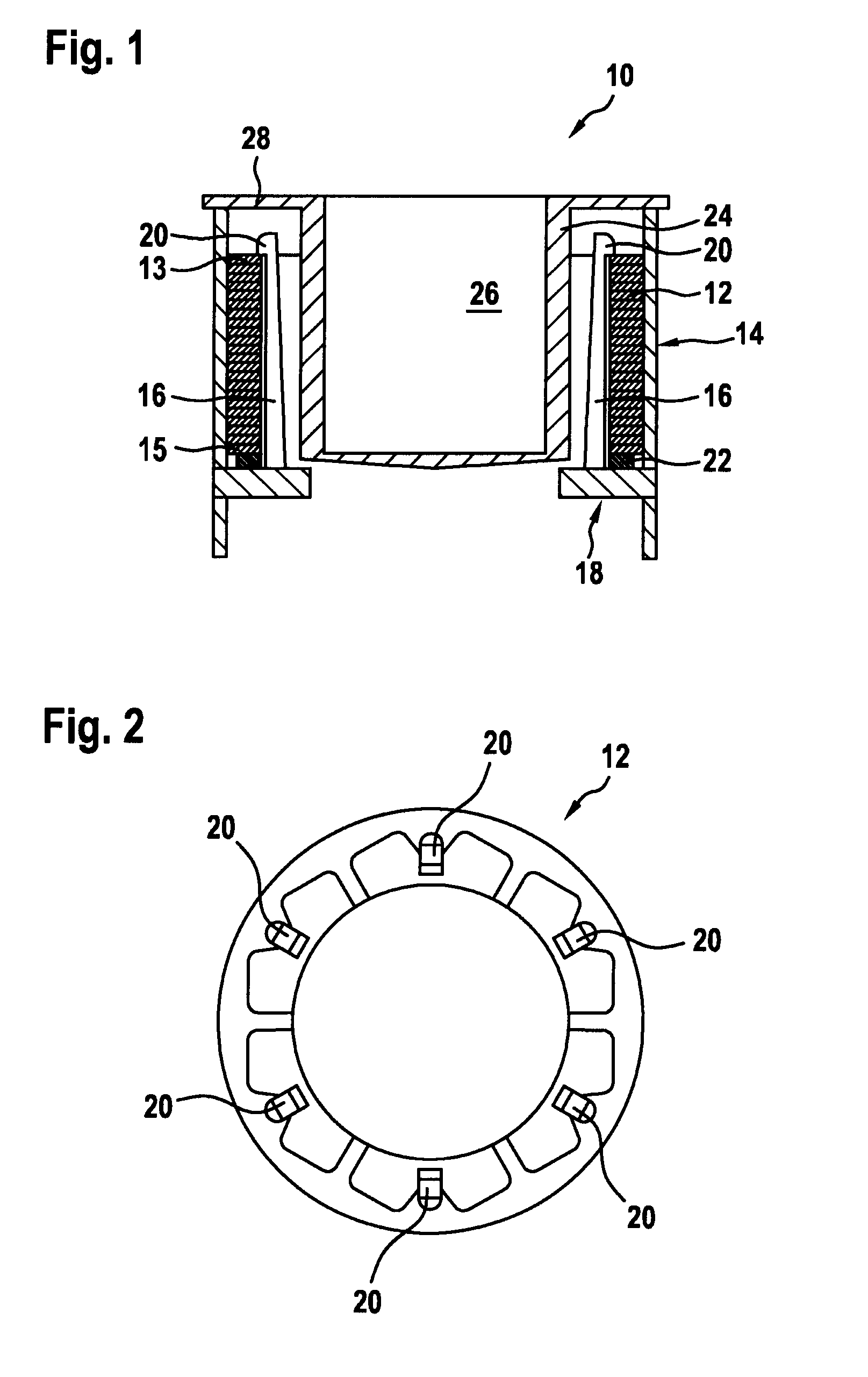 Cooling circuit pump for a motor vehicle