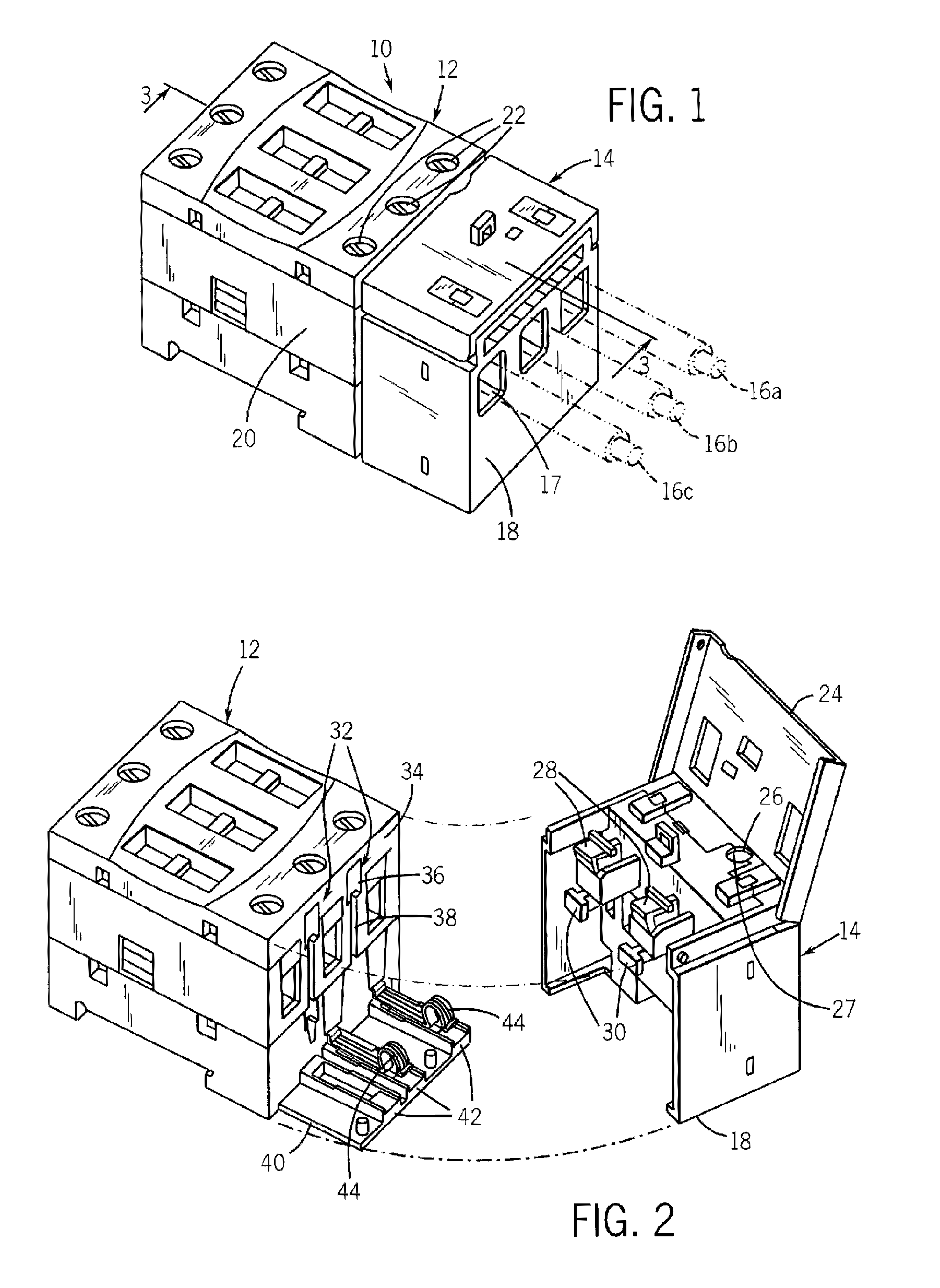 Method and apparatus for monitoring wellness of contactors and starters