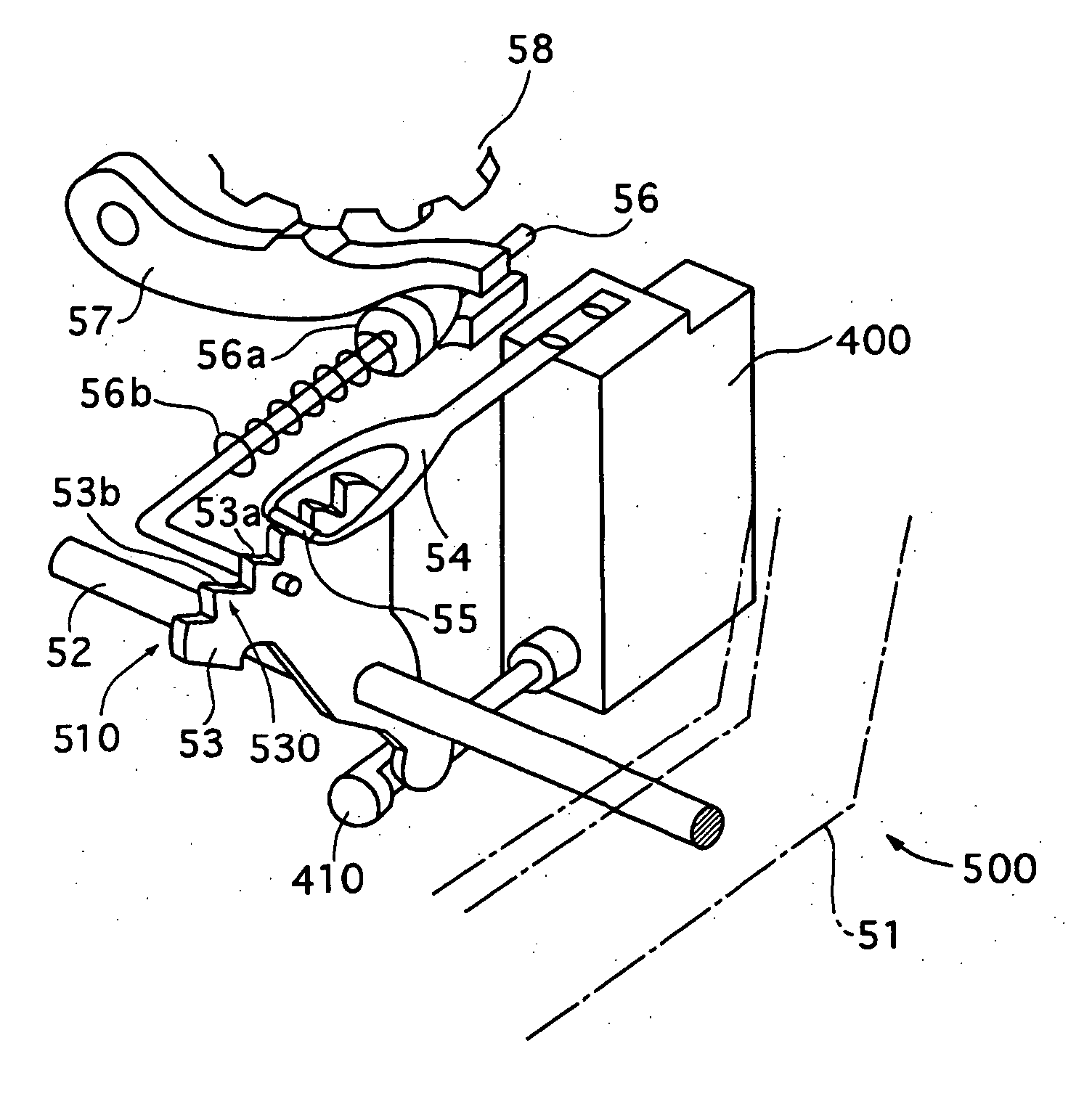 Operating position select device for automatic transmission