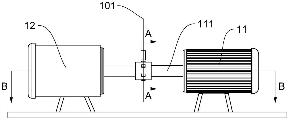 Equipment and method for measuring iron loss of high-speed permanent magnet motor
