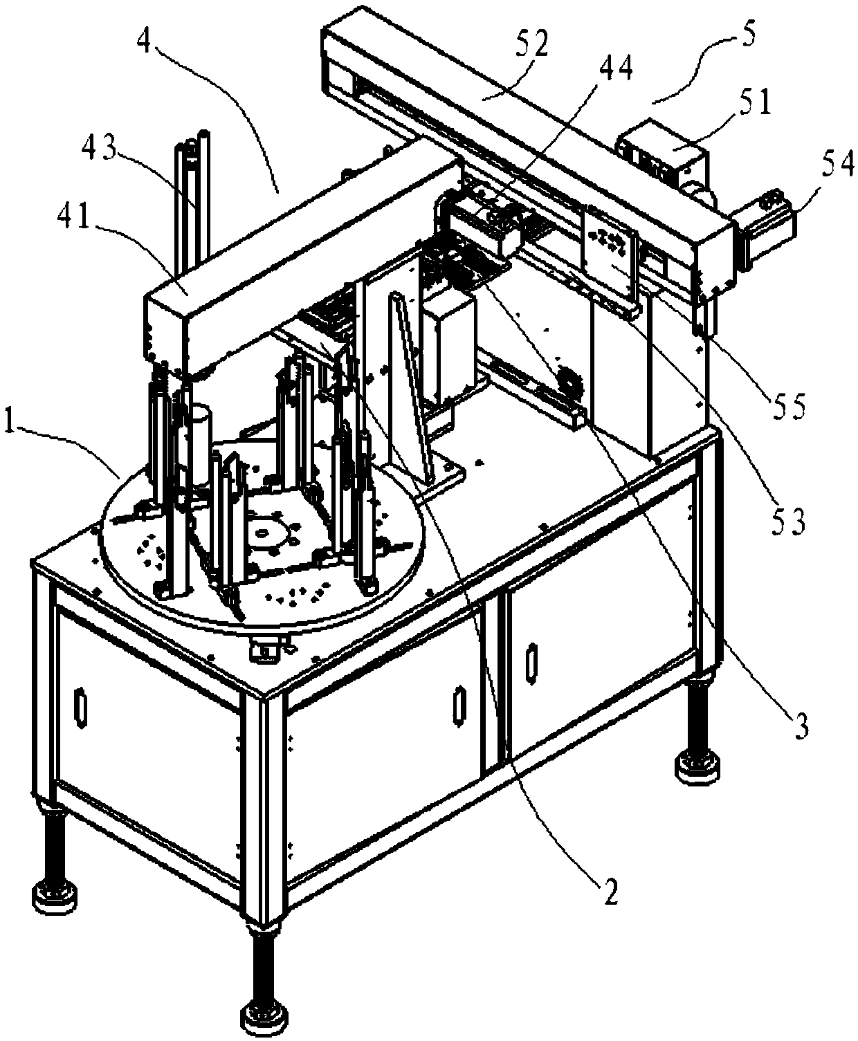 Feeding system of vacuum cup bottom cover