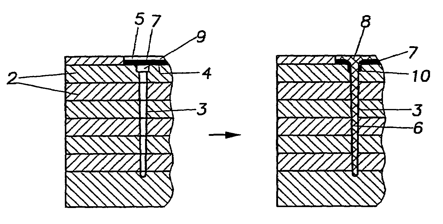 Method for the production of a bristle structure on a carrier