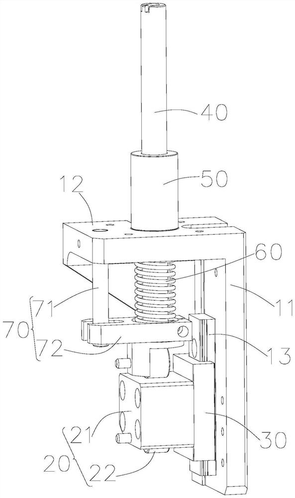 Circular shaft moving anti-rotation mechanism