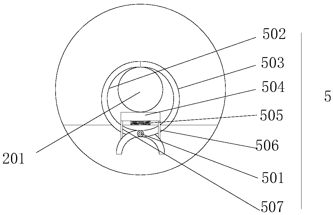 Rapid composite material propeller detection device