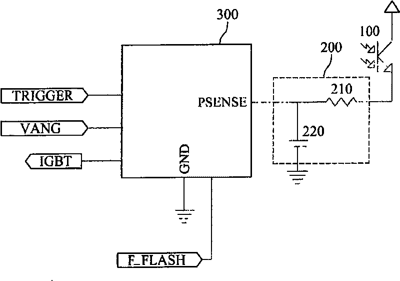 Flash lamp control circuit