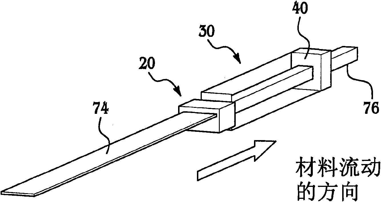 Method and material efficient tooling for continuous compression molding