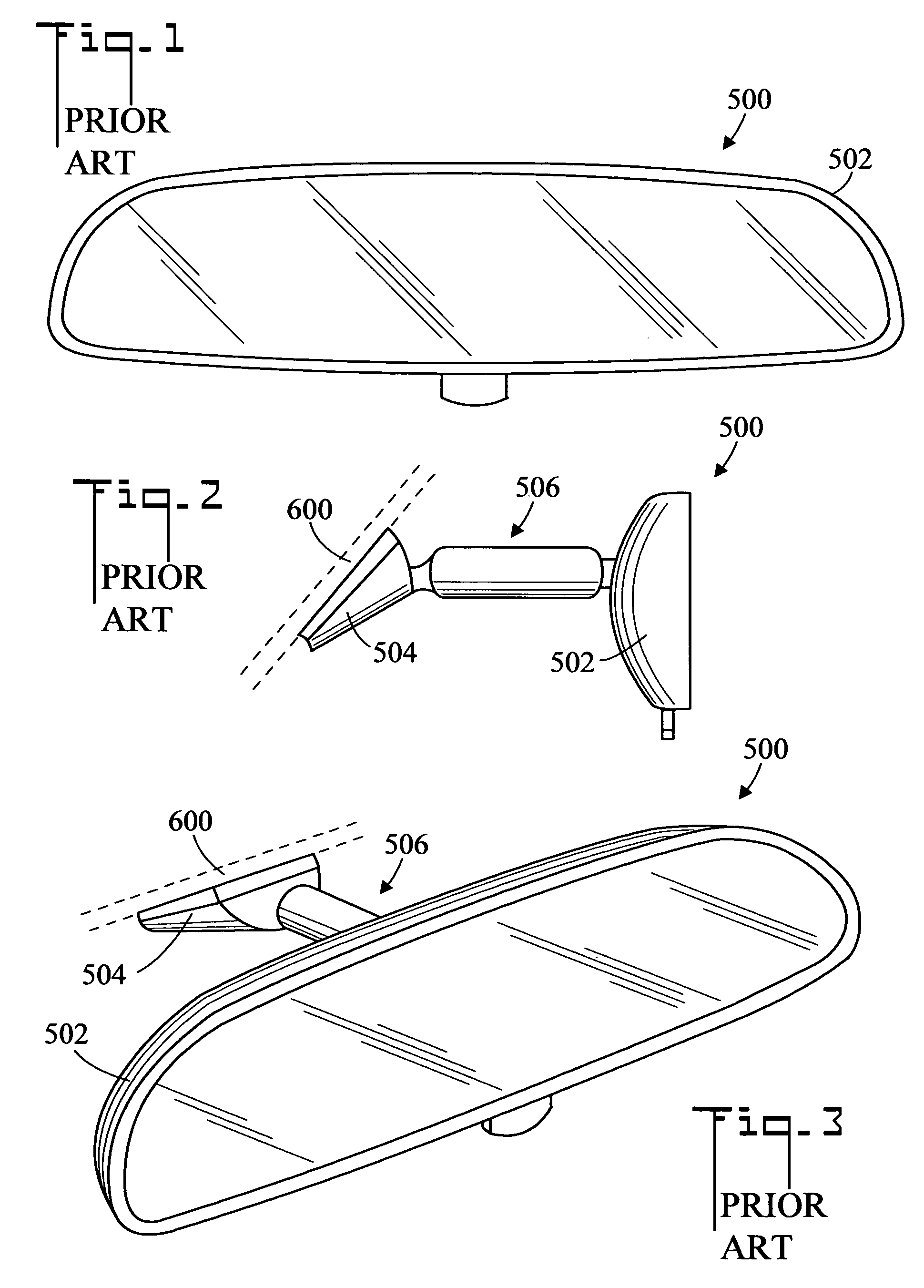 Device for connecting a placard to the rearview mirror of a motor vehicle and method of use