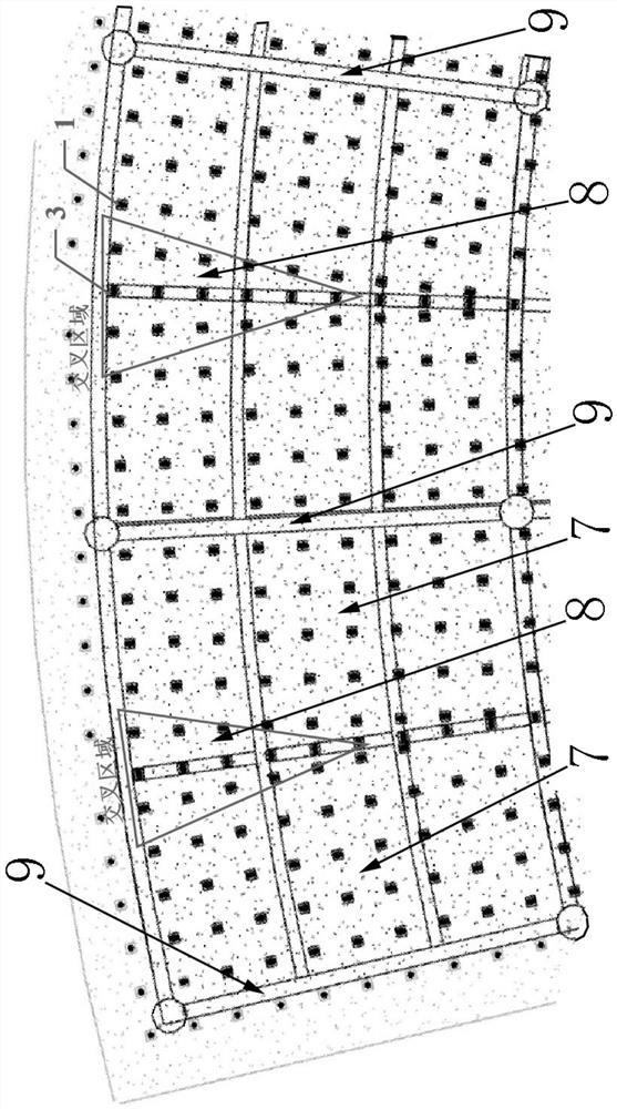 Special disc buckle formwork support for arc-shaped building structure