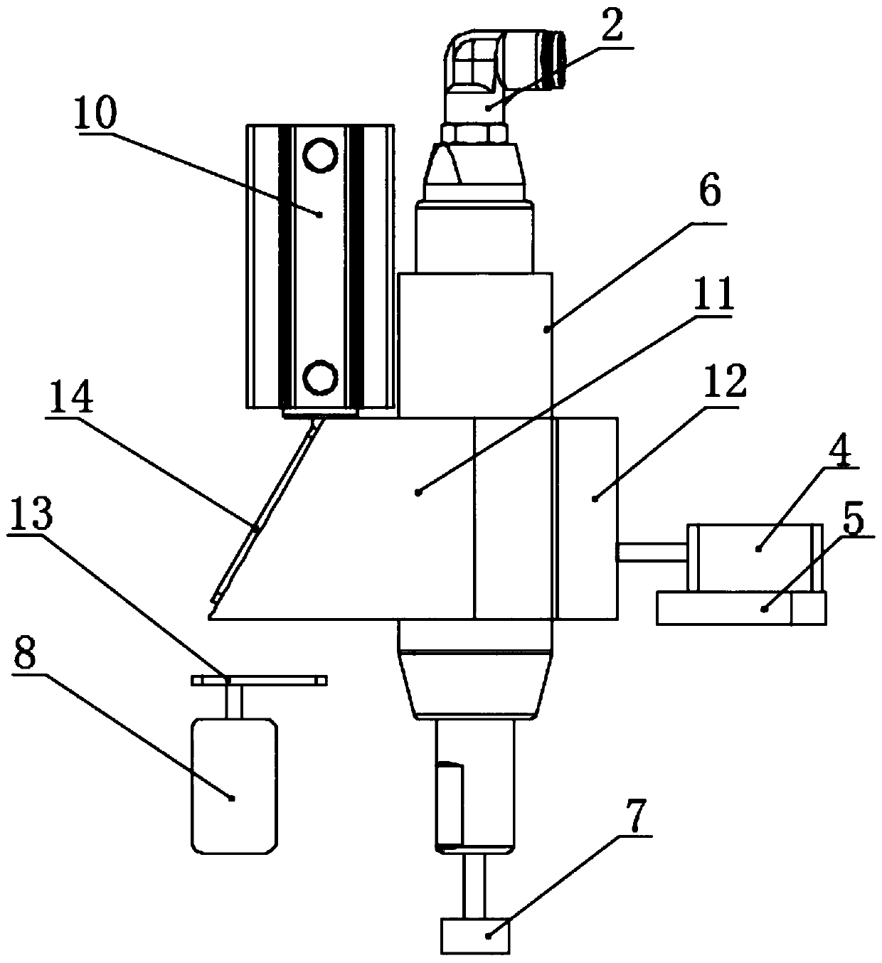 Grinding and polishing force control end execution device