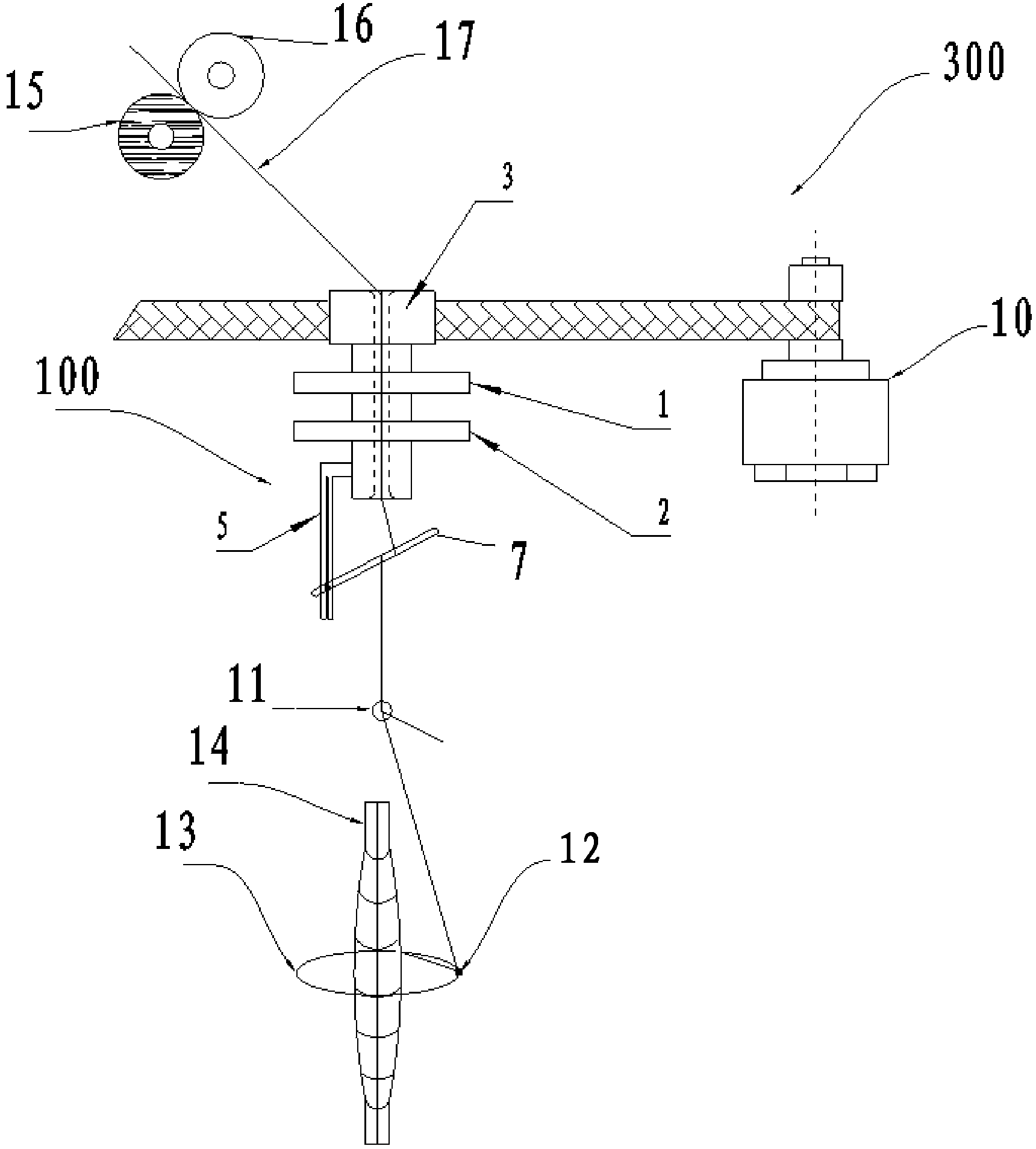 False twisting device