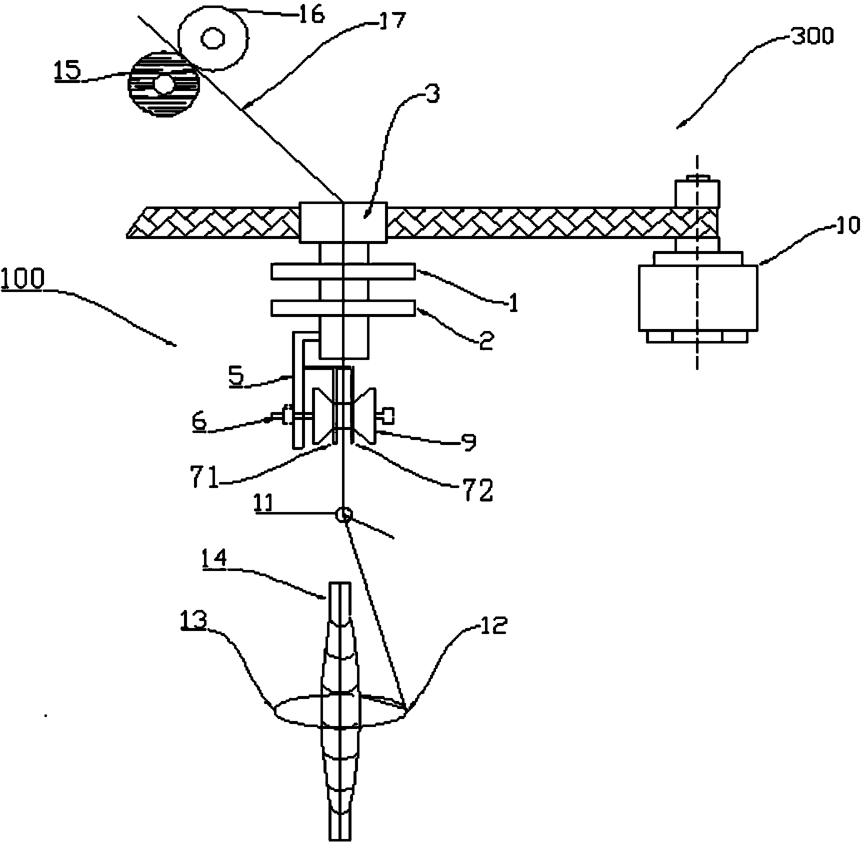 False twisting device