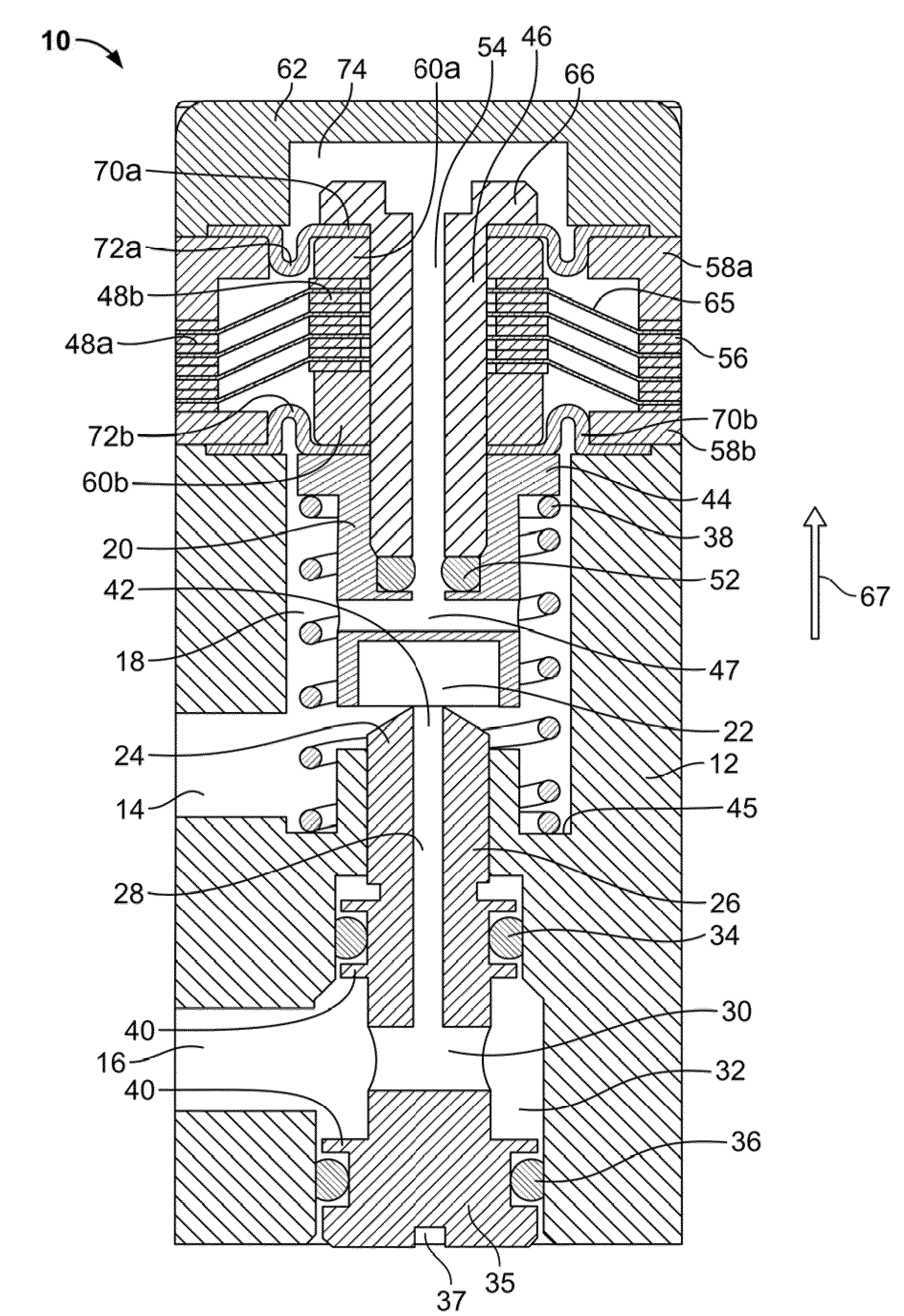 Fluid control systems employing compliant electroactive materials