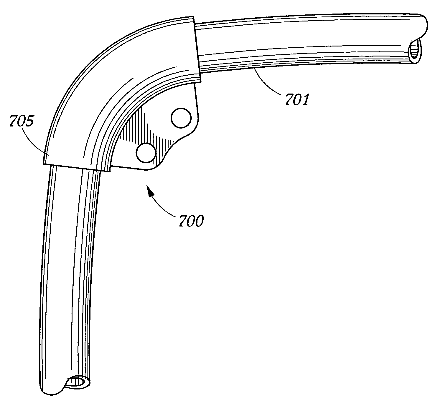 Hose and tubing assemblies and mounting systems and methods