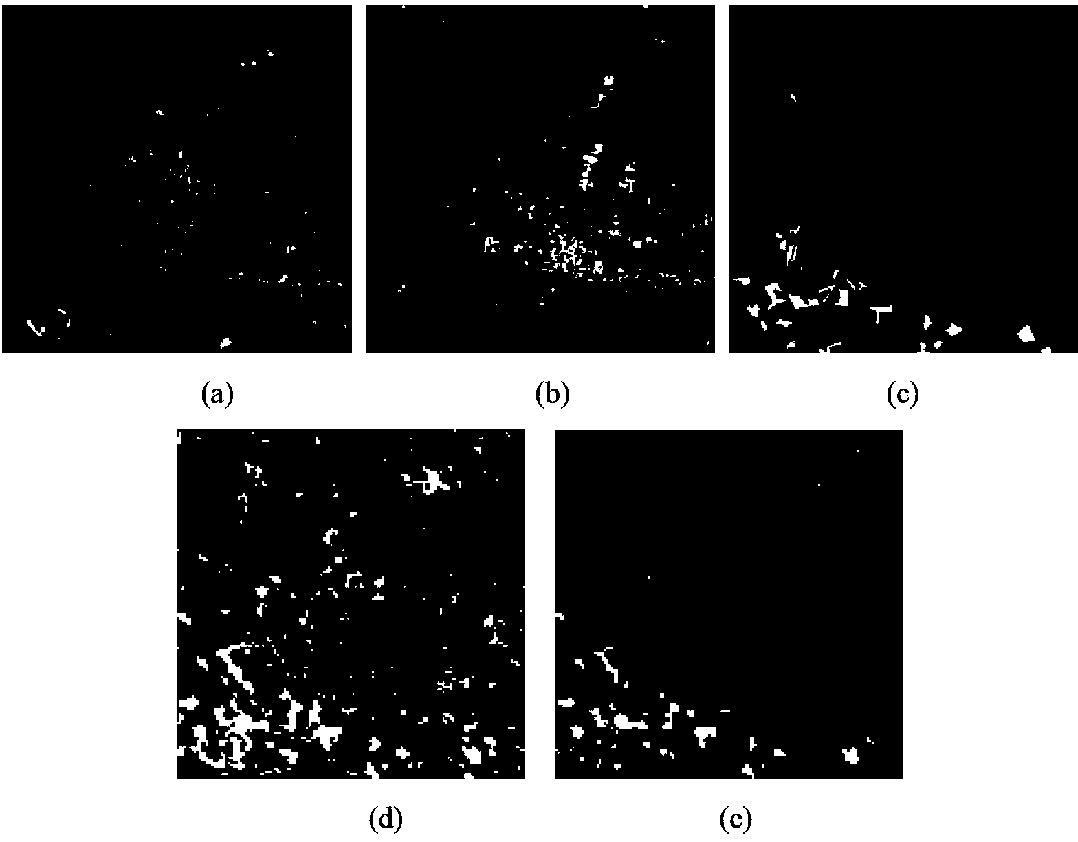 Method for detecting SAR image changes based on neighborhood clustering kernels