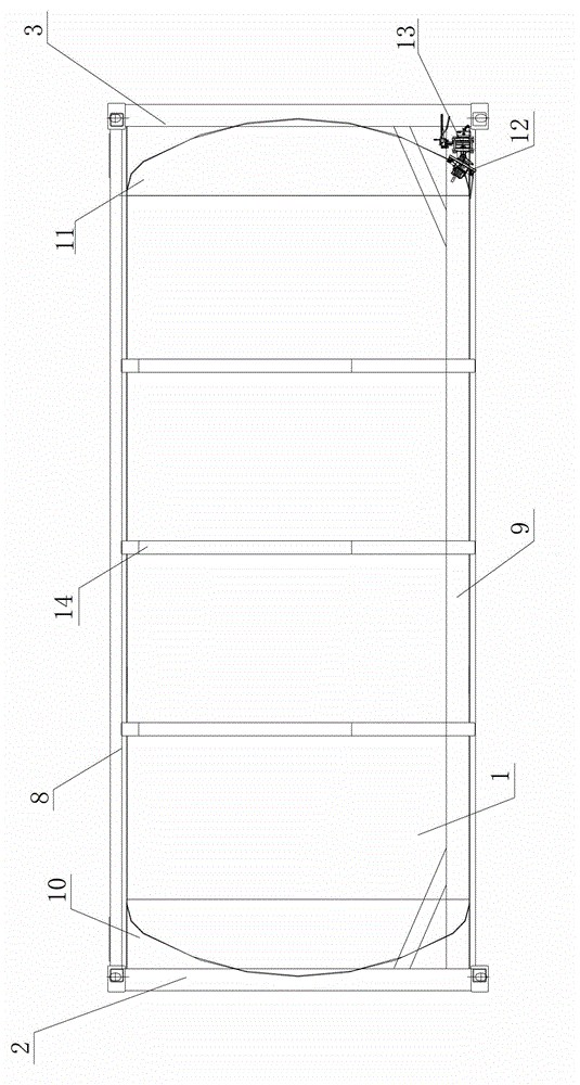 Full frame tank type container